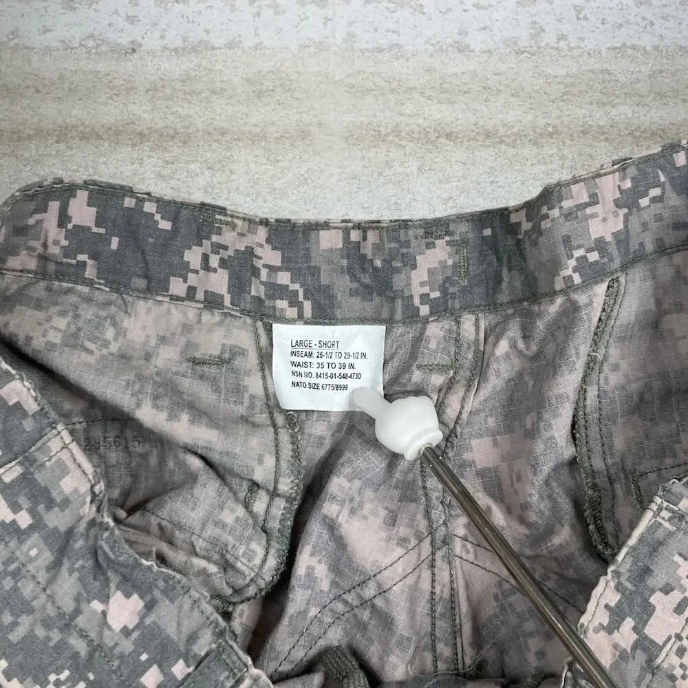 Vintage 90s Military Tactical Pants 36x28 Baggy Wide Leg Digital Camo Large - Picture 4 of 5